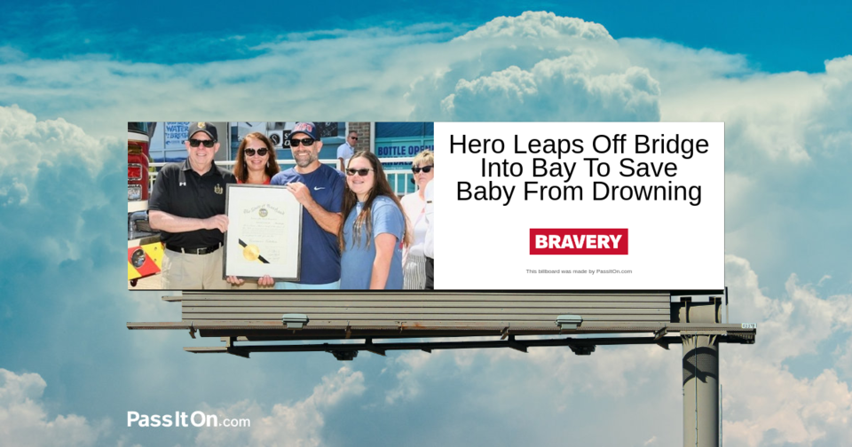 Humble Hero Leaps Off Bridge Into Bay to Save Baby Girl from Drowning  