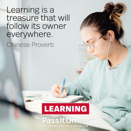Learning is a treasure that will follow its owner everywhere. #<Author:0x00007f7fb4865de0>