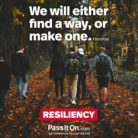 We will either find a way, or make one. #<Author:0x00007f7fb5928c18>