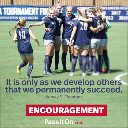 It is only as we develop others that we permanently succeed. #<Author:0x00007f7fb49435c8>