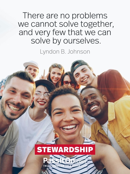 There are no problems we cannot solve together, and very few that we can solve by ourselves. #<Author:0x00007f7fb590b7d0>