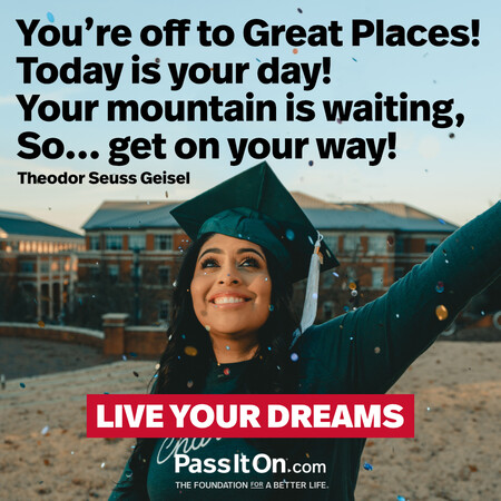 You're off to Great Places!
Today is your day!
Your mountain is waiting,
So... get on your way! #<Author:0x00007fdb01578850>
