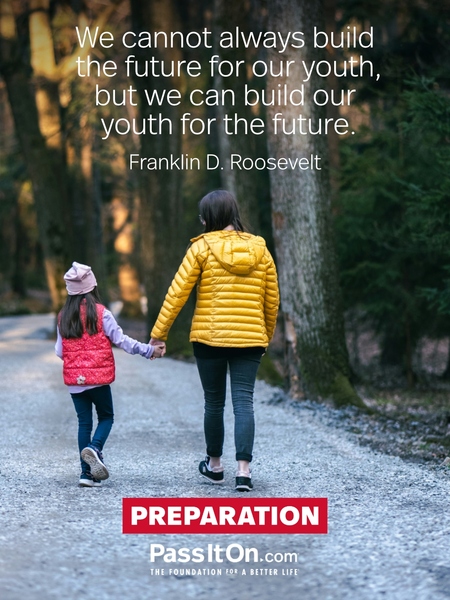 We cannot always build the future for our youth, but we can build our youth for the future.  #<Author:0x00007fdb01245f20>