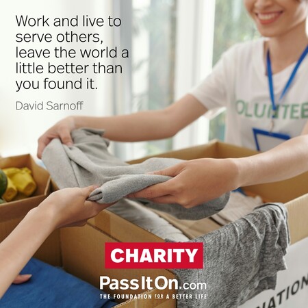 Work and live to serve others, leave the world a little better than you found it. #<Author:0x00007f7fb4922bc0>