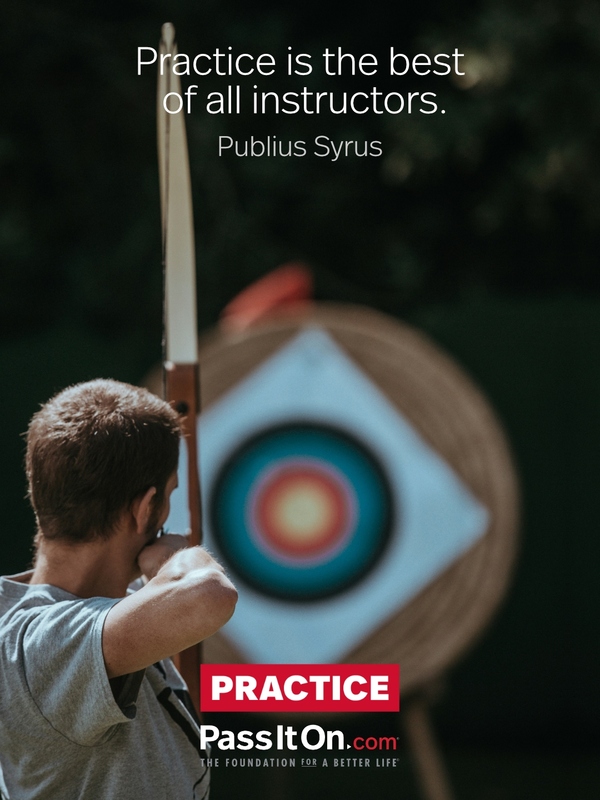 Practice is the best of all instructors. #<Author:0x00007fd732674b00>