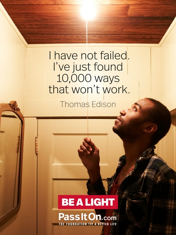 I have not failed. I've just found 10,000 ways that won't work. #<Author:0x00007fd732676f40>