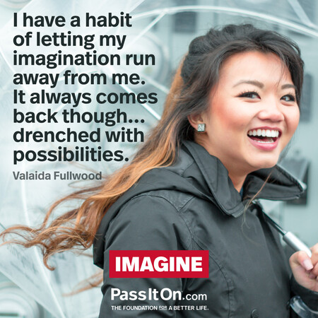 I have a habit of letting my imagination run away from me. It always comes back though... drenched with possibilities. #<Author:0x00007f7fb5955c90>