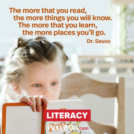 The more that you read, the more things you will know. The more that you learn, the more places you'll go. #<Author:0x00007f7fb58cde80>