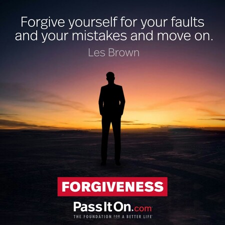 Forgive yourself for your faults and your mistakes and move on. #<Author:0x00007f7fb589e748>