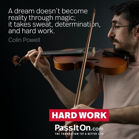 A dream doesn't become reality through magic; it takes sweat, determination, and hard work. #<Author:0x00007f7fb5909b10>