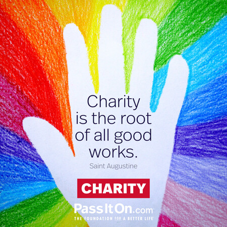Charity is the root of all good works. #<Author:0x00007f7fb6004398>