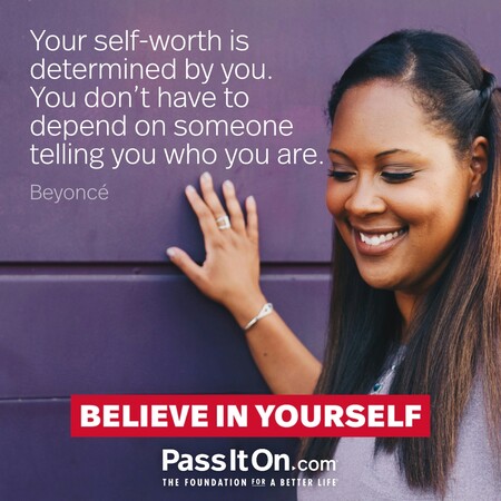 Your self-worth is determined by you. You don’t have to depend on someone telling you who you are. #<Author:0x00007f7fb484ce58>