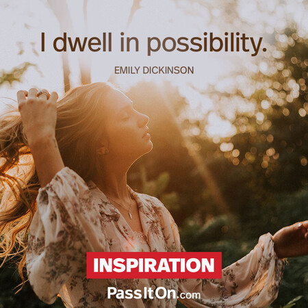 I dwell in possibility. #<Author:0x00007f7fb4837a80>