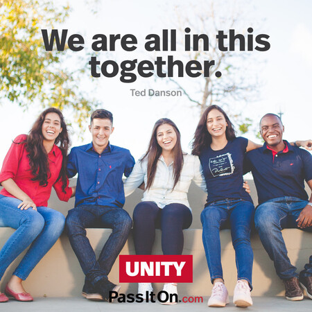 We are all in this together. #<Author:0x00007f7fb594f8e0>