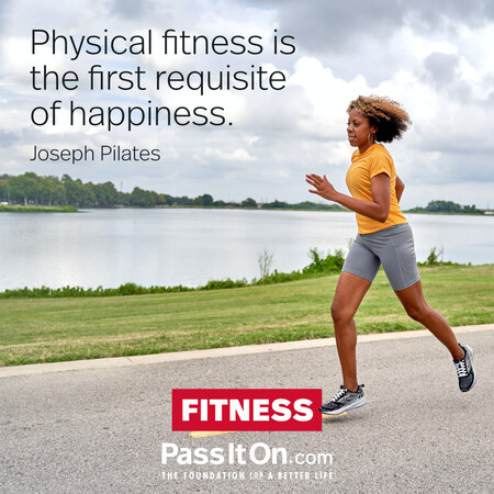 Physical fitness is the first requisite of happiness. #<Author:0x00007f7fb55967d0>