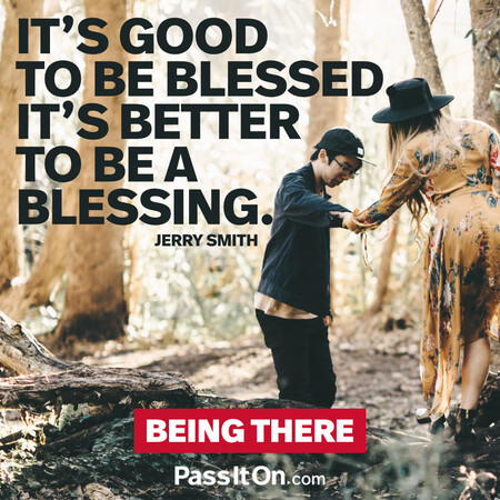 It’s good to be blessed. It’s better to be a blessing. #<Author:0x00007fdb01490b40>