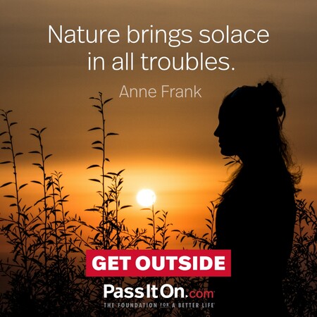 Nature brings solace in all troubles. #<Author:0x00007fbd594eb2e0>