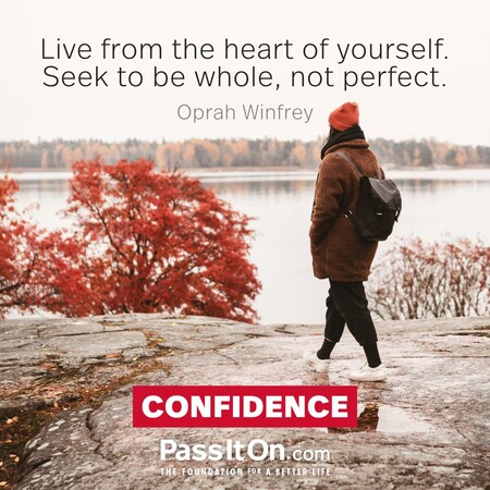 Live from the heart of yourself. Seek to be whole, not perfect. #<Author:0x00007f7fb59099d0>