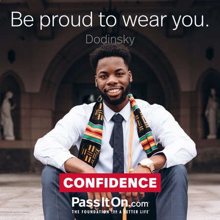 Be proud to wear you. #<Author:0x00007f7fb49349d8>
