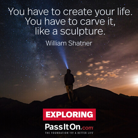 You have to create your life. You have to carve it, like a sculpture. #<Author:0x00007fcdfa7cc098>