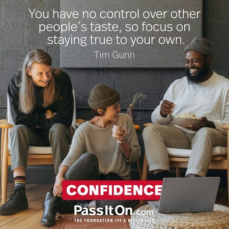 You have no control over other people's taste, so focus on staying true to your own. #<Author:0x00007f7fb558f020>