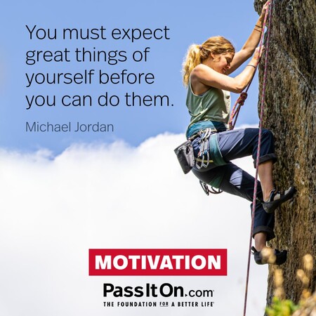 You must expect great things of yourself before you can do them. #<Author:0x00007fdb011fab60>