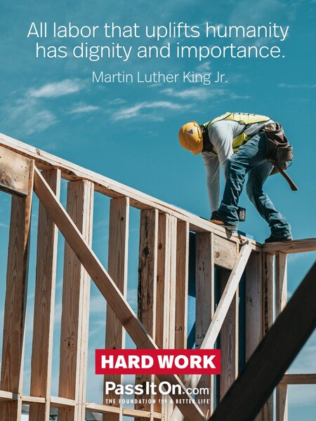 All labor that uplifts humanity has dignity and importance. #<Author:0x00007f7fb5a21e08>